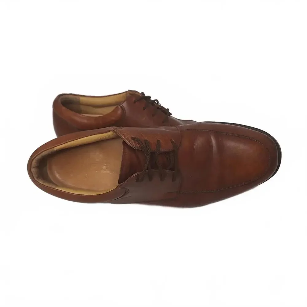 Tauer &‎ Johnson Men's Brown Leather Derby Shoes Size 10